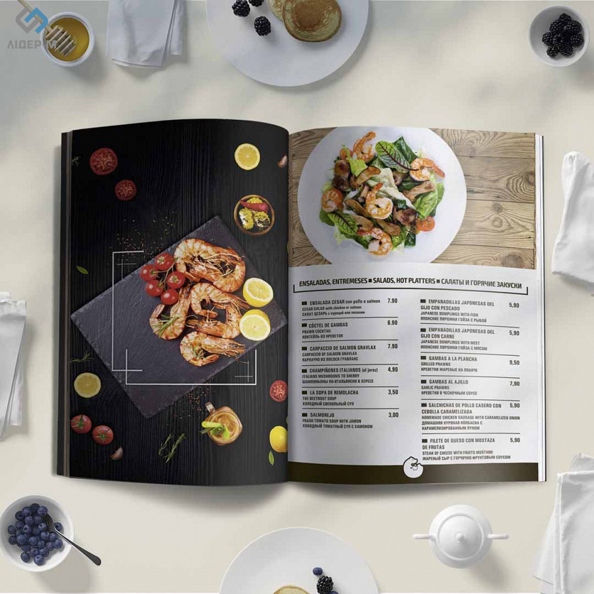 Разработка фирменного меню для ресторана"Cremoso» зображення 2