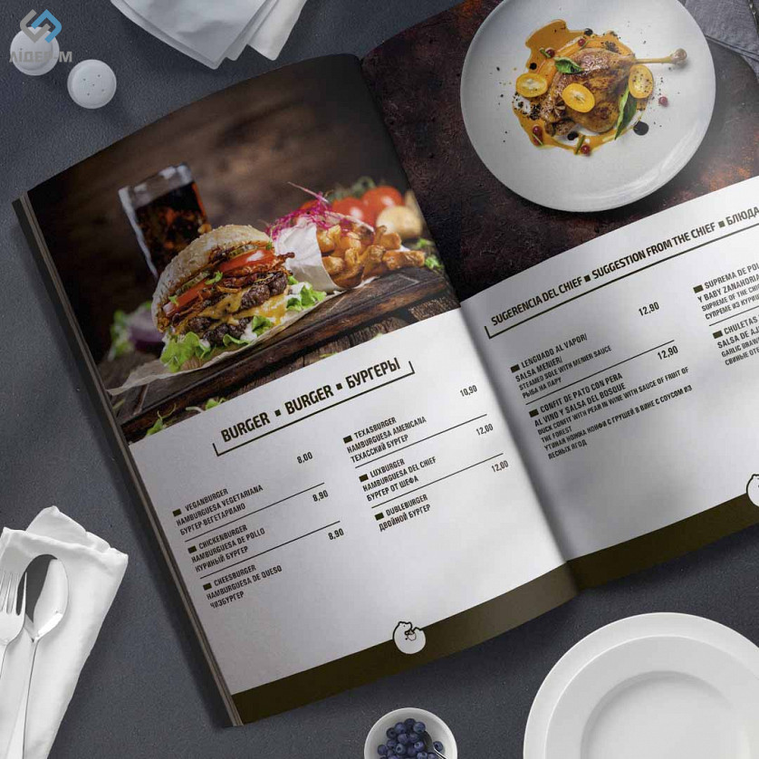 Разработка фирменного меню для ресторана"Cremoso» зображення 3