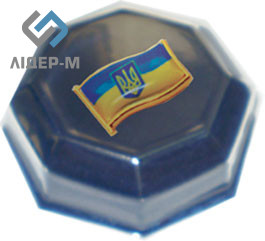Значок «Малий герб України» у футлярі зображення 2