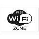 Наліпка інформаційна Wi-FI, Free Wi-FI zone зображення 1